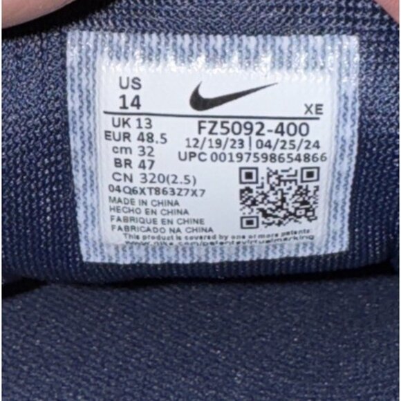 Nike Air Zoom Pegasus 41 New England Patriots Mens Running Shoes Size 14 Blue main image 6